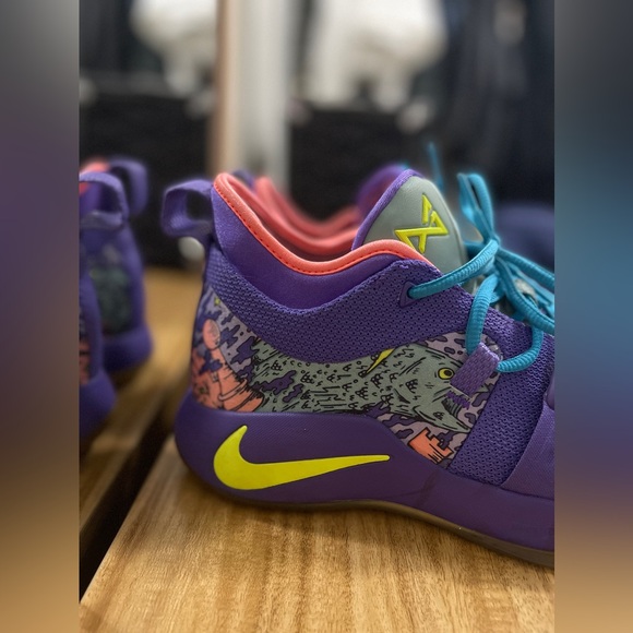 SOLDLIMITED EDITION Nike PG 2 Mamba Mentality Kobe Purple Multicolor Paul George - Picture 7 of 13